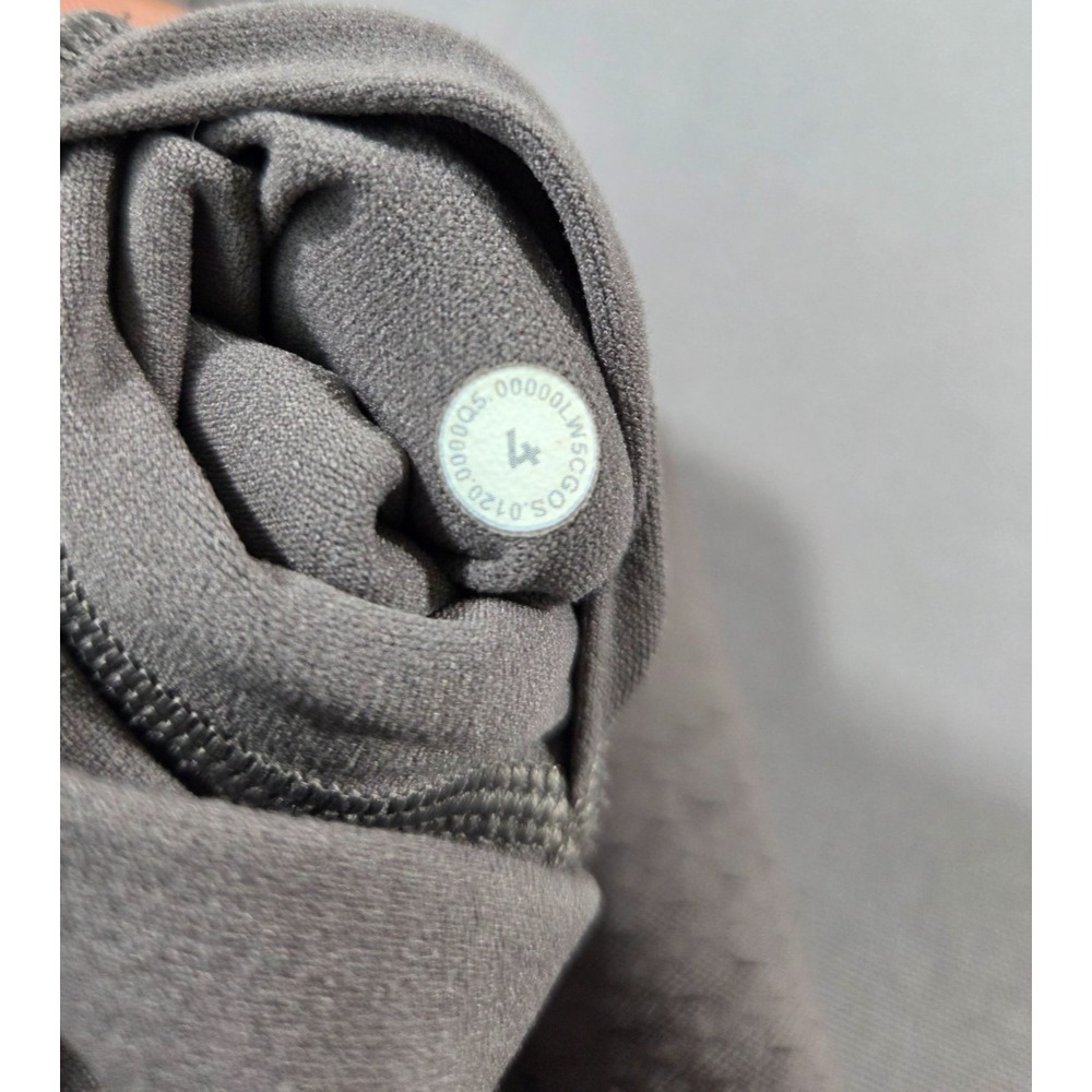 Lululemon Leggings Womens 4 Gray Mesh Reveal Running Mindful Motion Pants Active - Picture 5 of 10